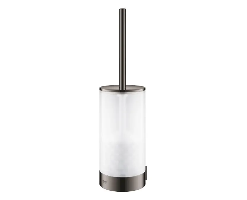 Tualetes birste Grohe Selection, sienas montāžas ar turētāju, stikls/Hard Graphite, 41076A00 NEW