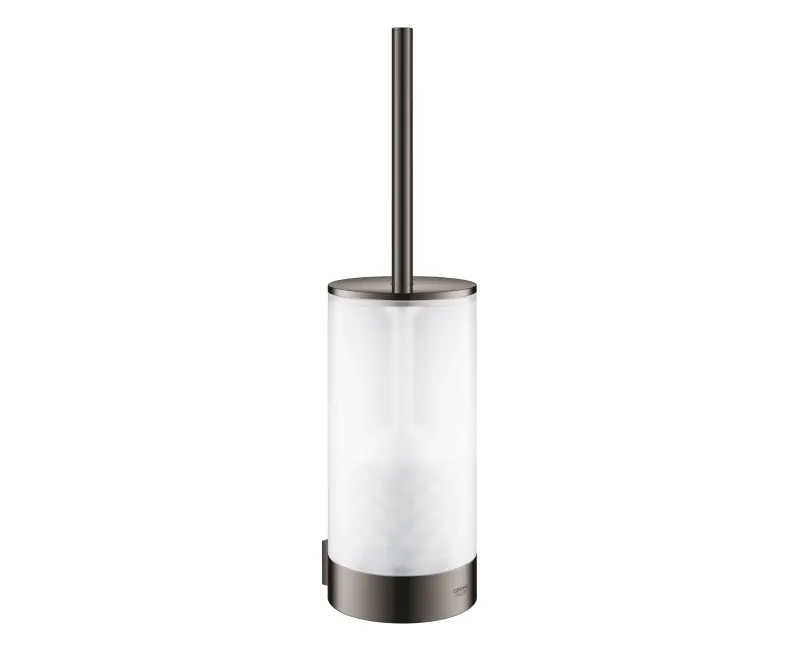 Tualetes birste Grohe Selection, sienas montāžas ar turētāju, stikls/Hard Graphite, 41076A00 NEW