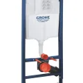 Tualetes poda komplekts Grohe Rapid SL rāmis ar Kielle Oudee  Rimless podu, softclose vāku un Skate Cosmopolitan pogui, Alpine White, 11BA3100 NEW