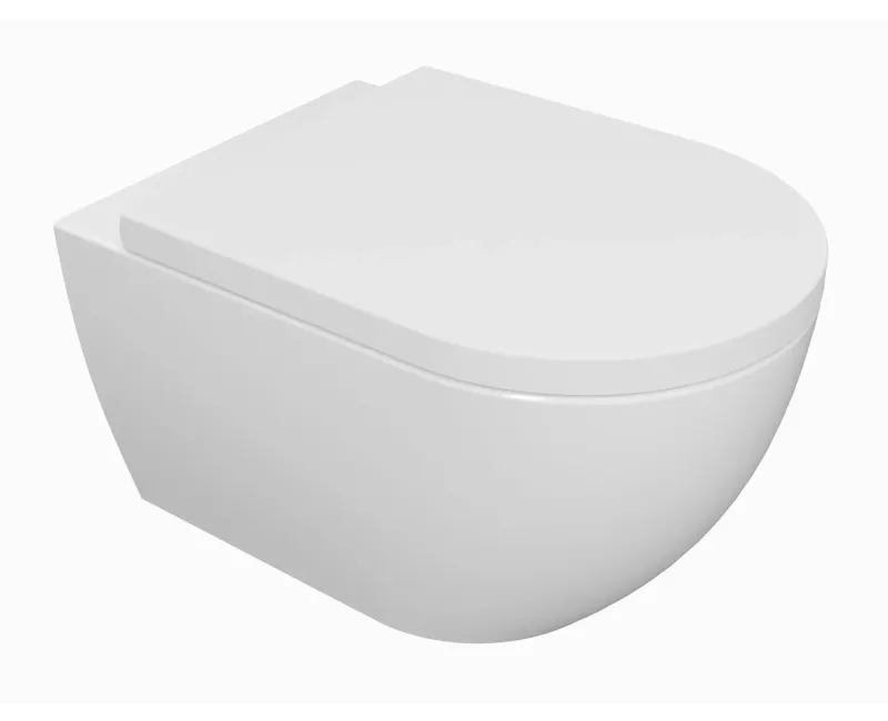 Tualetes poda komplekts Grohe Rapid SL rāmis ar Kielle Oudee  Rimless podu, softclose vāku un Skate Cosmopolitan pogui, Alpine White, 11BA3100 NEW