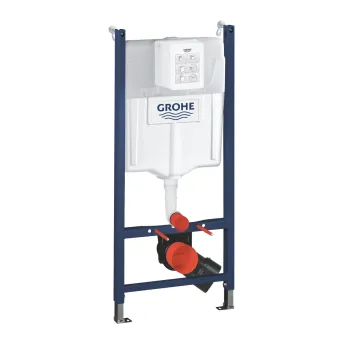 Tualetes poda komplekts Grohe Solido, tualetes pods ar softclose vāku Bau Ceramic, rimless, Skalošanas vadības plāksne, hroms, 39415000 NEW