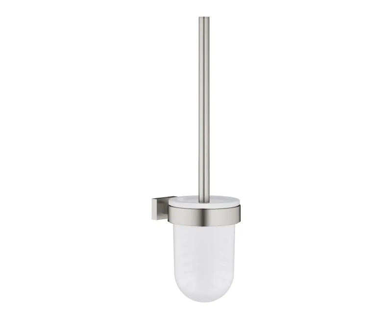Унитаз Grohe Essentials Cube с держателем, суперсталь, 40513DC1