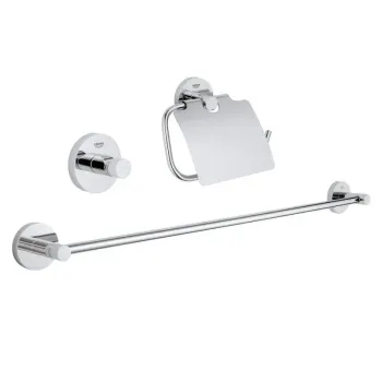 Vannas istabas aksesuāru komplekts Grohe Essentials, 3 daļu, hroms, 40775001 NEW