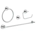 Vonios aksesuarų rinkinys Grohe Essentials, chromas, 40823001 NEW