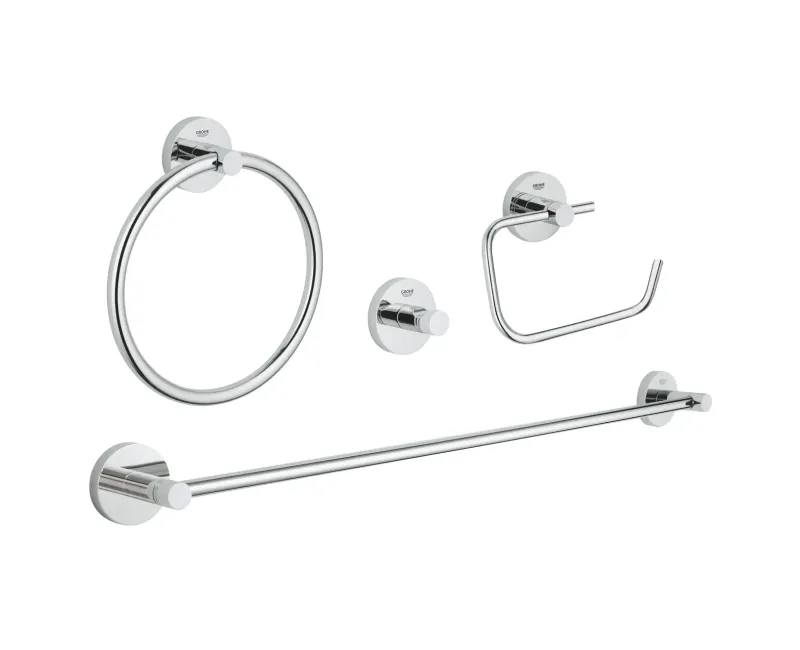 Vonios aksesuarų rinkinys Grohe Essentials, chromas, 40823001 NEW