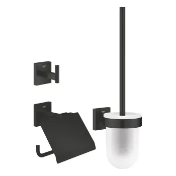 Vannas istabas aksesuāru komplekts Grohe QuickFix Start Cube, 3 daļu, matēts melns, 411232430 NEW