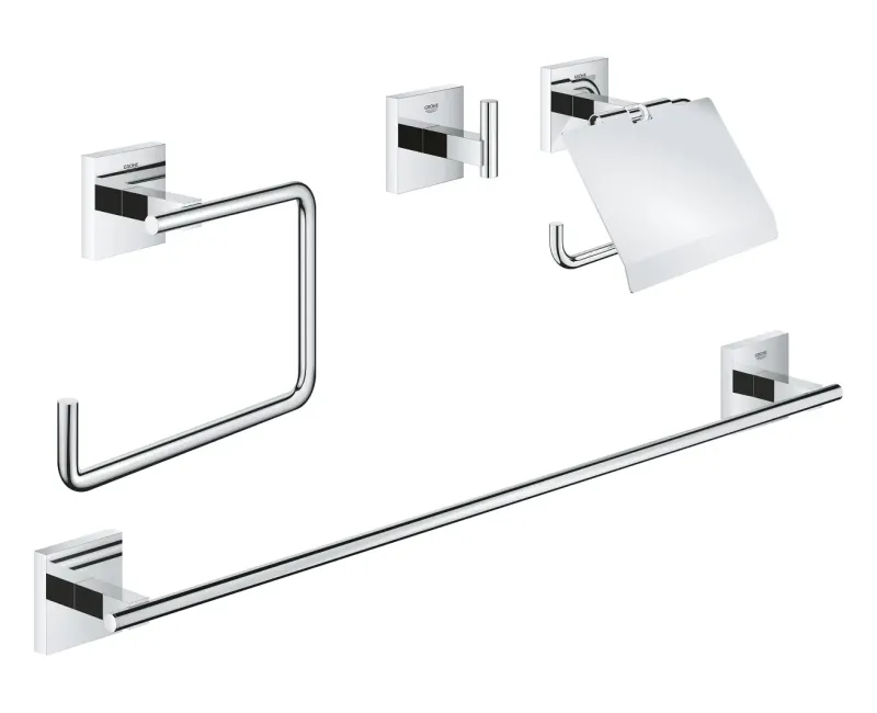 Vannas istabas aksesuāru komplekts Grohe QuickFix Start Cube, hroms, 41115000 NEW