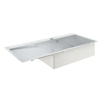Кухонная мойка Grohe K1000, с клапаном, матовая нержавеющая сталь, 52 см, 31582SD1