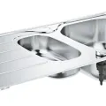 Кухонная мойка Grohe K200, матовая нержавеющая сталь, 97x50 см, 31564SD1
