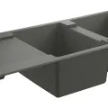Virtuves izlietne Grohe K500, ar vārstu 116x50 cm, granīta melna, 31647AP0 NEW