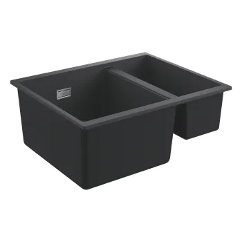 Кухонная мойка Grohe K500, с клапаном, 56x46 см, гранит черный, 31648AP0