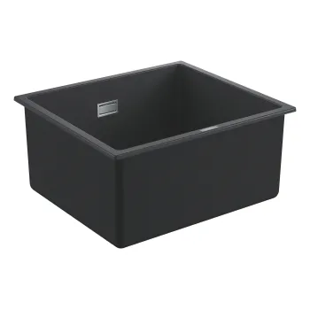 Кухонная мойка Grohe K700, с выпуском 46x41 см, гранит черный, 31653AP0