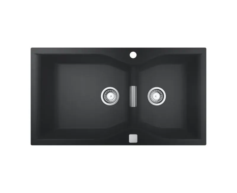 Кухонная мойка Grohe K700, с отводом, 90x50 см, гранит черный, 31658AP0