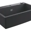 Virtuves izlietne Grohe K700, ar vārstu, granīta melnā, 78x51 cm, 31652AP0 NEW