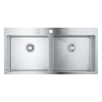 Кухонная мойка Grohe K800, матовая нержавеющая сталь, 102x51 см, 31585SD1