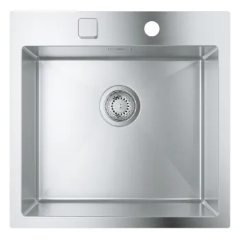 Кухонная мойка Grohe K800, матовая нержавеющая сталь, 52x51 см, с клапаном, 31583SD1