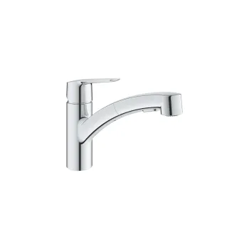 Virtuves izlietnes maisītājs Grohe QuickFix Start, izvelkams uzgalis, hroms, 1012400000 NEW