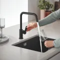 Virtuvinis kriauklės maišytuvas Grohe QuickFix Start, matinė juoda, 1012422430 NEW