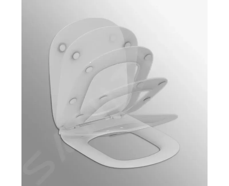 Piekaramais pods ar bide  Ideal Standard i.life E, ar elektronisks, SoftClose, balts, K875501