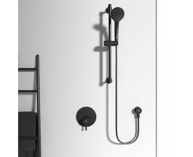 Смеситель для душа Ideal Standard CeraLine, встраиваемый, матовый черный, A6940XG