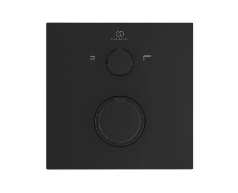 Термостатический смеситель Ideal Standard CeraTherm, на 2 устройства, черный, A7523XG
