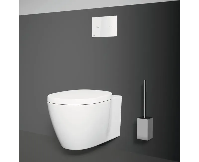 Щетка для унитаза Ideal Standard IOM Square, хром, 80 x 105 x 392 мм, E2195AA