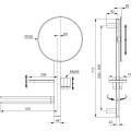 Зеркало для ванной Ideal Standard ALU+, с двойным держателем для полотенец и стаканом для зубных щеток, розовое, BD588RO