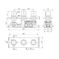 Смеситель для душа Ideal Standard Ceratherm C100, с термостатом, матовый черный, A7664XG
