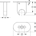 Dušas turētājs Ideal Standard Idealrain Pro, hroms, B9846AA