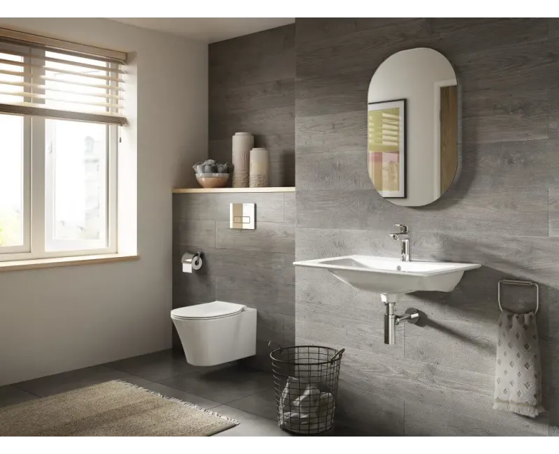 Izlietne skapītim Ideal Standard Connect Air, ar atveri, balta, E0289MA