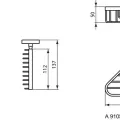 Мыльница Ideal Standard IOM, проволочная, хром, A9105AA
