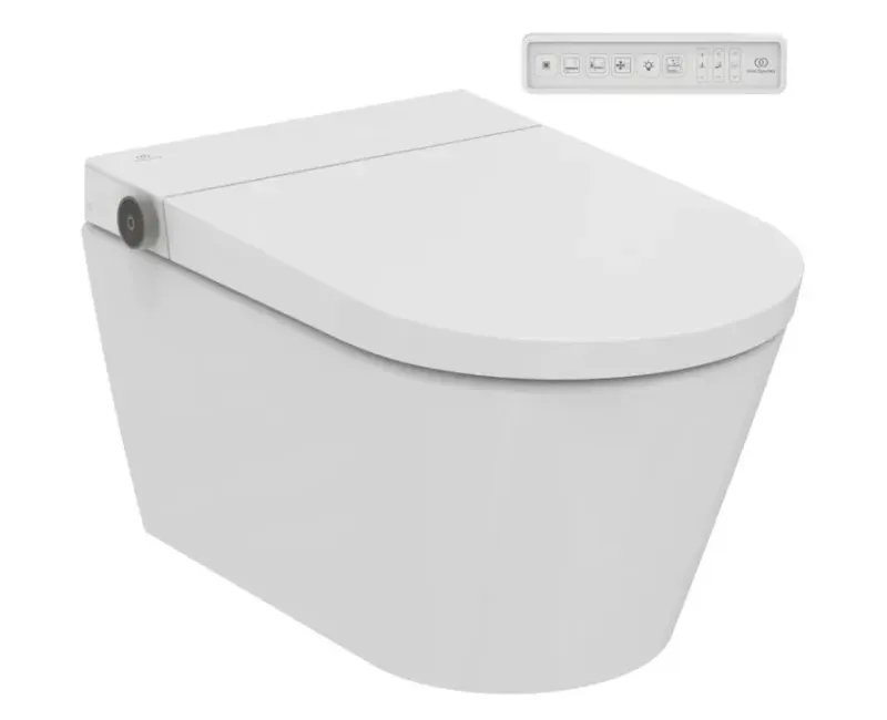 Piekaramais pods ar bide  Ideal Standard i.life E, ar elektronisks, SoftClose, balts, K875501