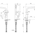 Virtuves maisītājs Ideal Standard Ceralife, hroms, 326 mm, BE239AA