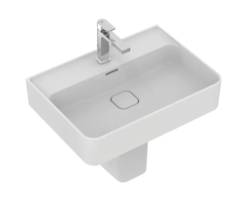Умывальник Ideal Standard Strada II, 60x43 см, с переливом, с отверстием для смесителя, белый, T300001
