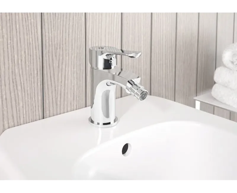 Bidė maišytuvas Ideal Standard Alpha, su vožtuvu, chromas, BC487AA