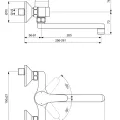 Virtuves maisītājs Ideal Standard Alpha, hroms, BC661AA