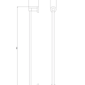 MODERN PROJECT DVIEĻU TURĒTĀJS 40CM MELNS MP60214AT