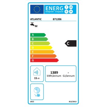 Ūdens sildītājs (Boilers) Atlantic O PRO+ V-150L vertikāls, 871206