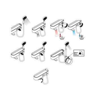 Vannas / Dušas maisītājs Hansgrohe ShowerTablet Select 400 ar Termostatu 24340700