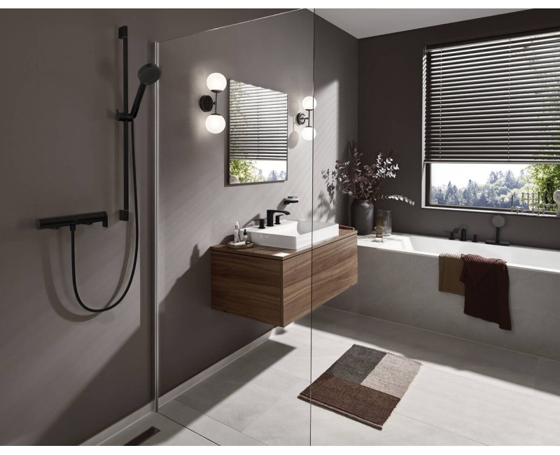 Hansgrohe Ручной душ Pulsify Select S 105 3jet Activation, черный матовый 24100670