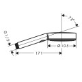 Hansgrohe Ручной душ Pulsify Select S 105 3jet Activation, черный матовый 24100670