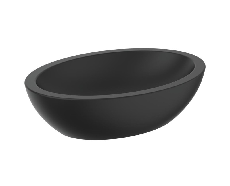 Ideal Standard STRADA O Uzliekamā izlietne 60x42cm, melna matēta K0784V3