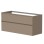 Vannas istabas skapītis Kame Exclusive LOFT Zem virsmas 120cm, Bez izlietnes, BUC/12-3DR/D15-LFT Cocoa Brown