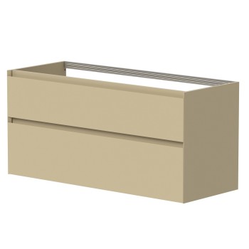 Vannas istabas skapītis Kame Exclusive LOFT Zem virsmas 120cm, Bez izlietnes, BUC/12-3DR/D16-LFT Linen