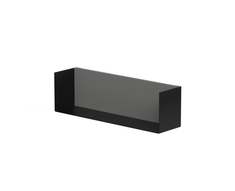 KAME Полка для ванной комнаты 40см, black/grey stone