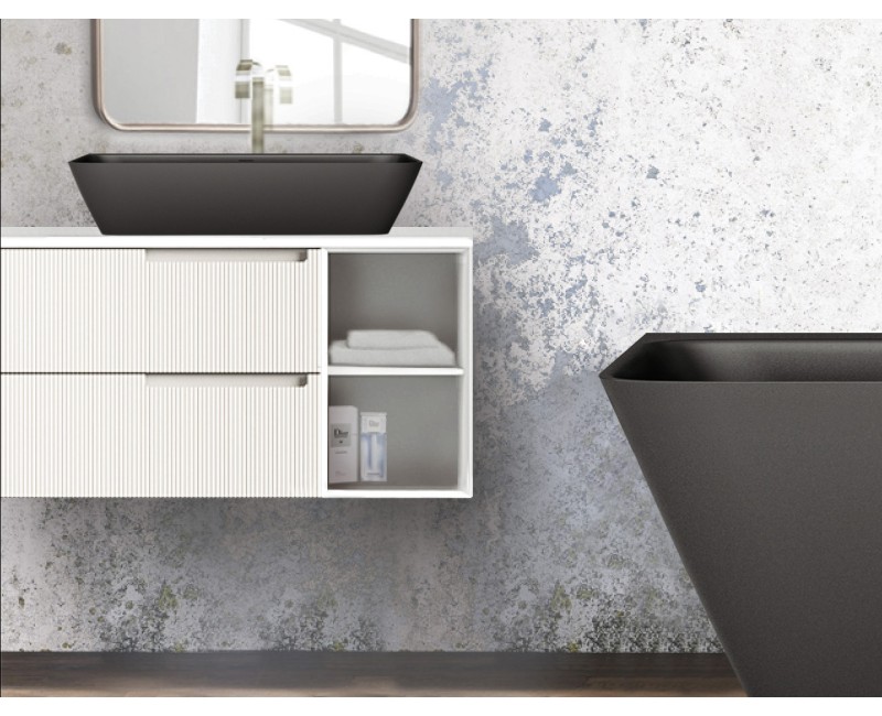 PAA Vanna QUADRO WALL 1600x750, silkstone graphite, VAQUAWAS/01
