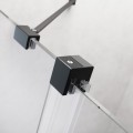 Radaway Шторка на ванну с раздвижными дверцами Furo Black II PND L 140 cm