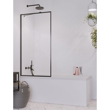 Radaway Шторка на ванну IDEA Black PNJ II Frame 100 cm