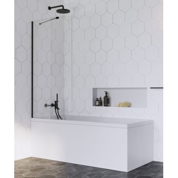 Radaway Шторка на ванну IDEA Black PNJ II 100 cm