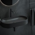 RAVAK YARD 800 Раковина 80.5x50 cm, черная XJX0D280002